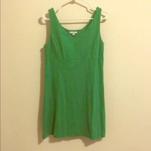 Knee length green dress